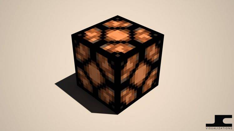 Minecraft, Cube, Redstone Lamp HD Wallpaper Desktop Background