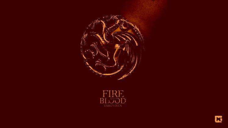 Game Of Thrones House Targaryen Dragon Sigils Red