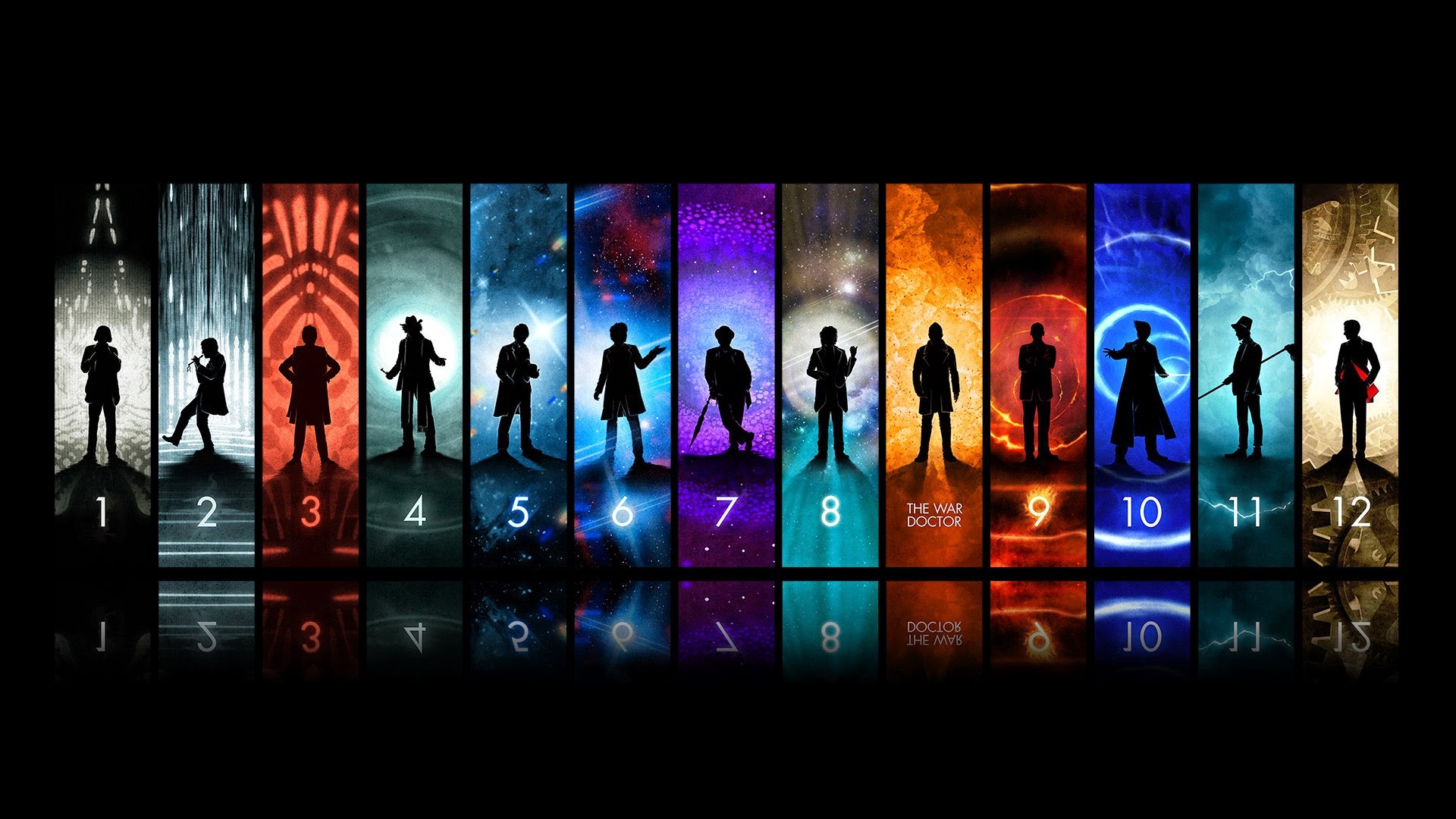 Doctor Who, The Doctor, Panels Wallpaper
