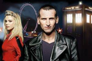 Doctor Who, The Doctor, TARDIS, Christopher Eccleston, Billie Piper, Ferris Wheel, Rose Tyler