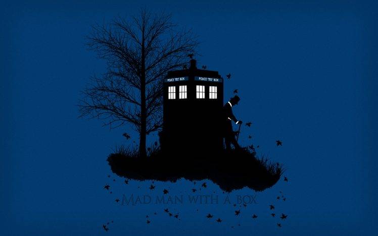Doctor Who, The Doctor, TARDIS, Simple Background, Matt Smith HD Wallpaper Desktop Background