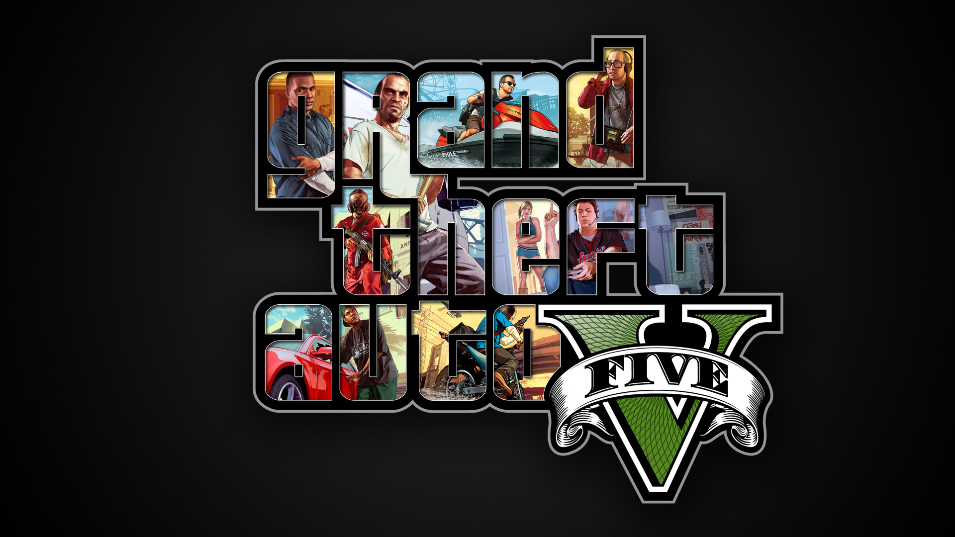 Grand Theft Auto V, Franklin Clinton, Trevor Philips, Michael De Santa Wallpaper