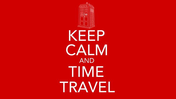 Doctor Who, Red, The Doctor, TARDIS, Artwork, Time Travel, Keep Calm And… HD Wallpaper Desktop Background