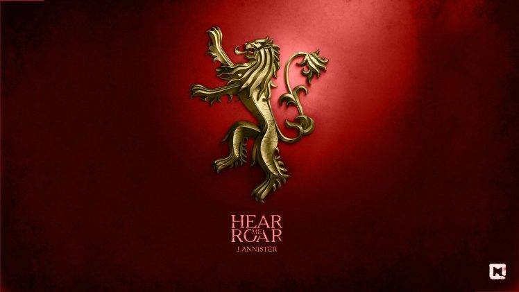 Game Of Thrones, A Song Of Ice And Fire, Digital Art, House Lannister, Sigils HD Wallpaper Desktop Background
