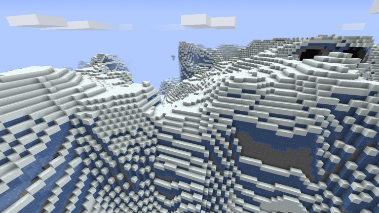 Minecraft, Snow HD Wallpaper Desktop Background