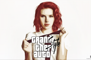 Scarlett Johansson, Celebrity, Women, Actress, Hollywood, Grand Theft Auto, Photoshop