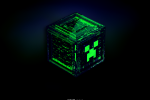 creeper, Minecraft, Green