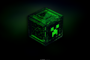 creeper, Minecraft, Green