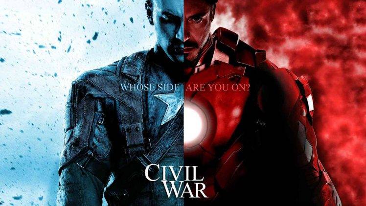 Chris Evans, Robert Downey Jr., Captain America, Captain America: Civil War, Iron Man, Movies, Marvel Comics HD Wallpaper Desktop Background