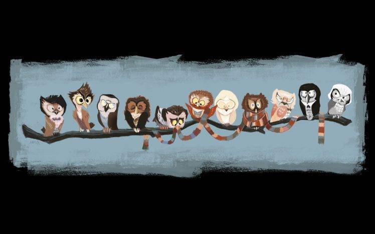 The Doctor, Doctor Who, Owl, Animals, Scarf, Clothing HD Wallpaper Desktop Background
