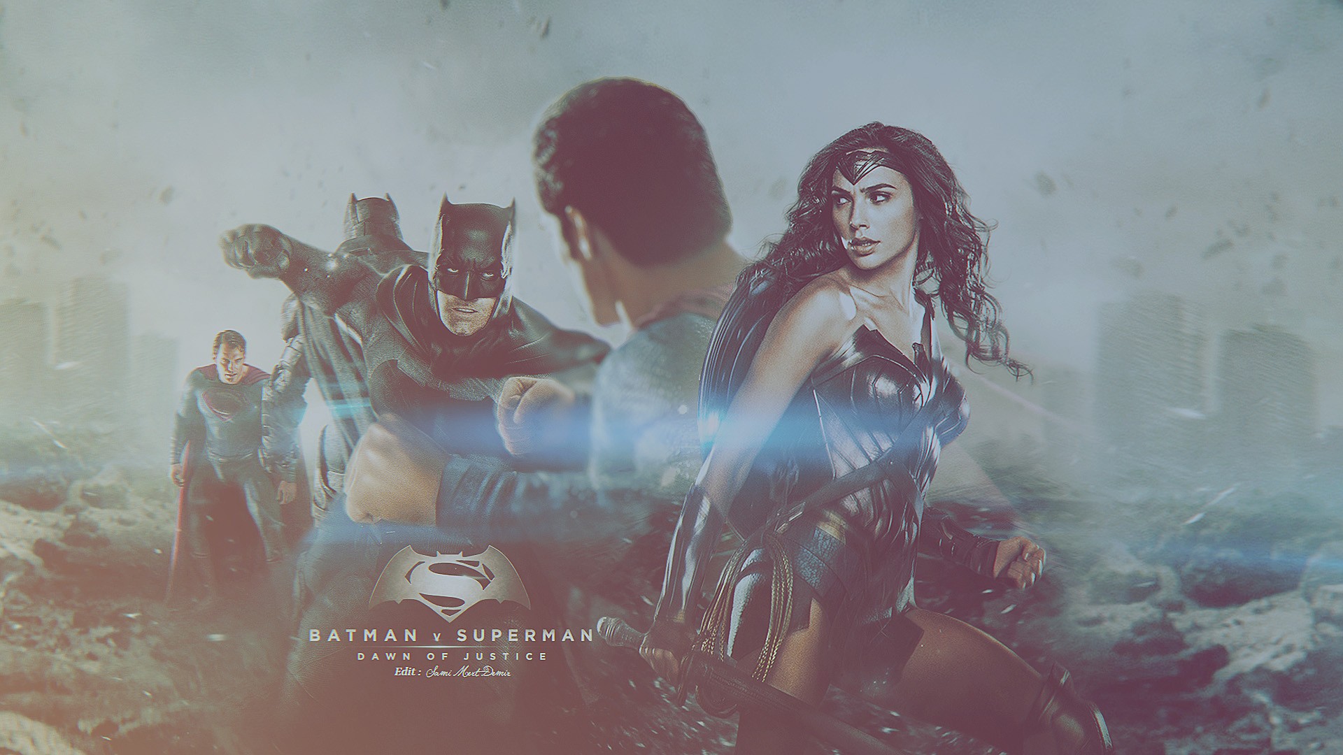 Ben Affleck, Gal Gadot, Henry Cavill, Batman V Superman: Dawn Of Justice Wallpaper