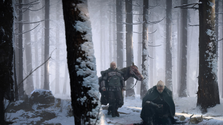 Geralt Of Rivia, The Witcher, The Witcher 3: Wild Hunt, Forest HD Wallpaper Desktop Background