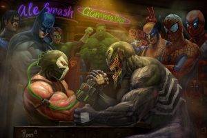 Green Lantern, Wolverine, Bane, Marvel Comics, Marvel Vs DC Comic, DC Comics, Venom, Batman, Hulk, Spider Man, Deadpool