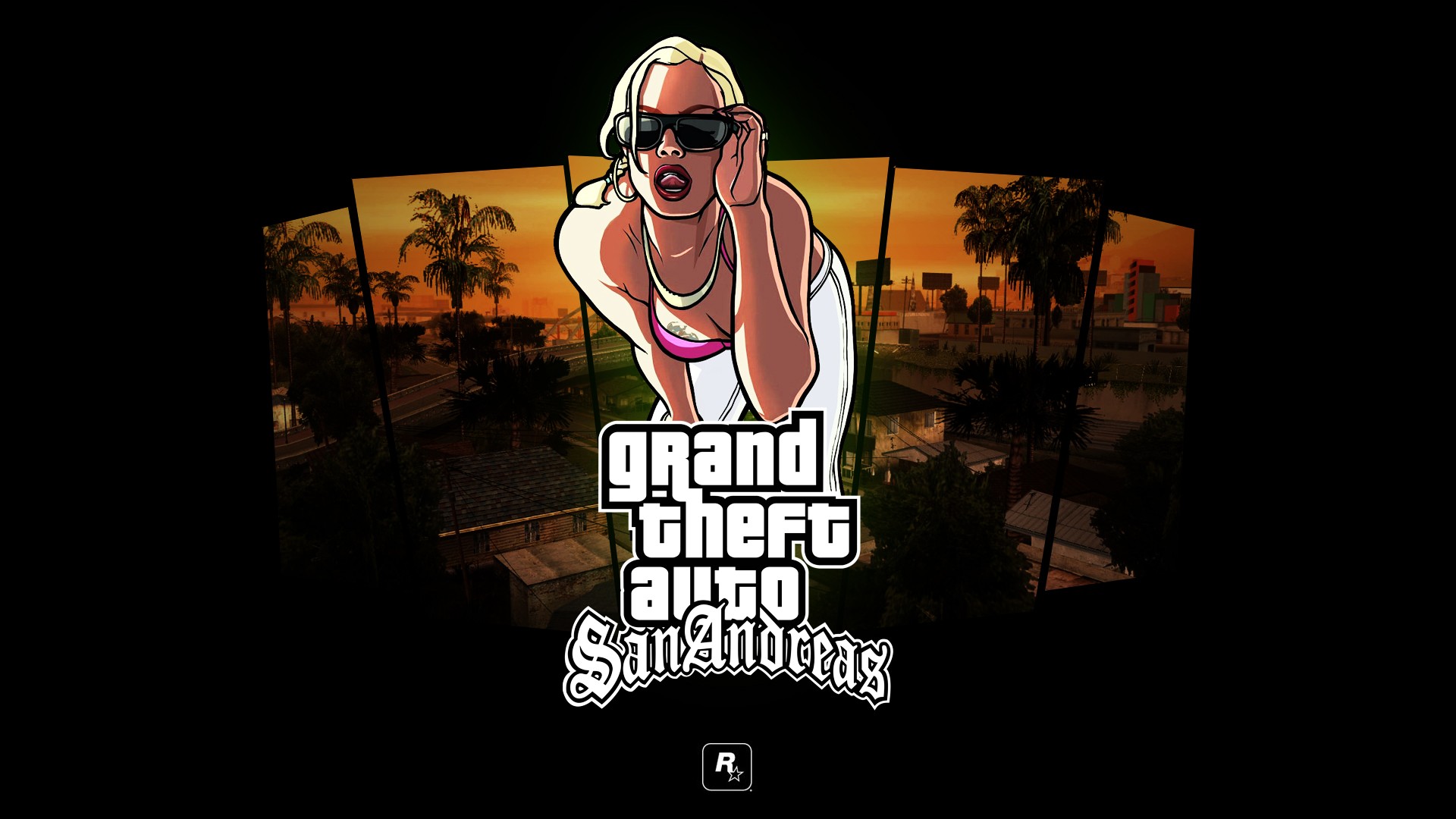 Grand Theft Auto San Andreas, Rockstar Games, Video Games, PlayStation 2 Wallpaper