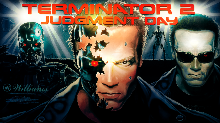 pinball, Terminator, Transparent Background, 90s, Williams, Sunglasses, Skeleton HD Wallpaper Desktop Background