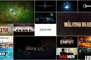 House, M.D., The Walking Dead, Breaking Bad, Lost, Spartacus, Boardwalk Empire, Mad Men, E.R., Sherlock, Dexter, Top Gear, Lie To Me, Supernatural, Fringe (TV Series)