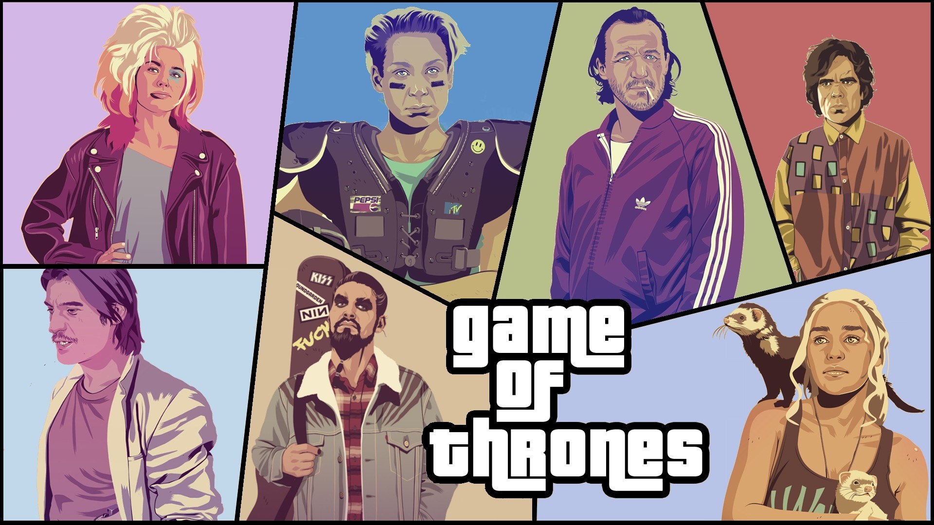 Game Of Thrones, Grand Theft Auto Wallpaper