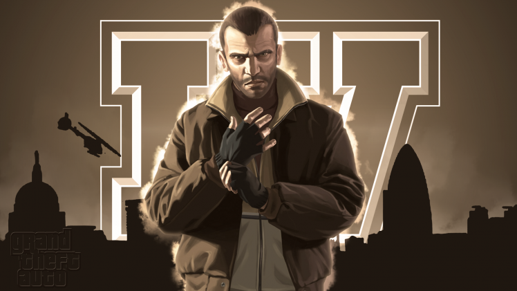 Grand Theft Auto IV, Niko Bellic HD Wallpaper Desktop Background