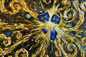 Doctor Who, TARDIS, Painting, Vincent Van Gogh