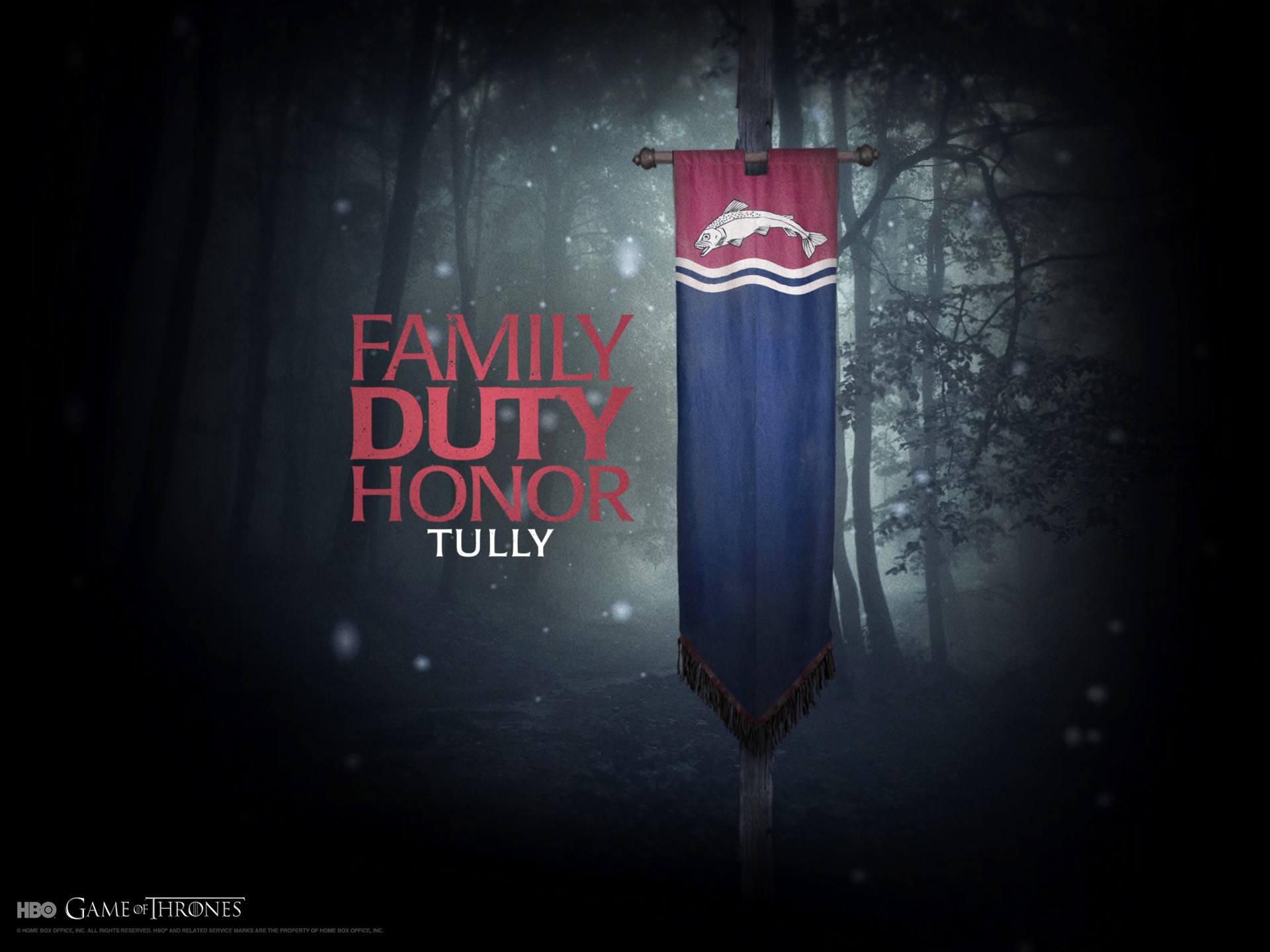 Game Of Thrones, House Tully, Sigils Wallpaper