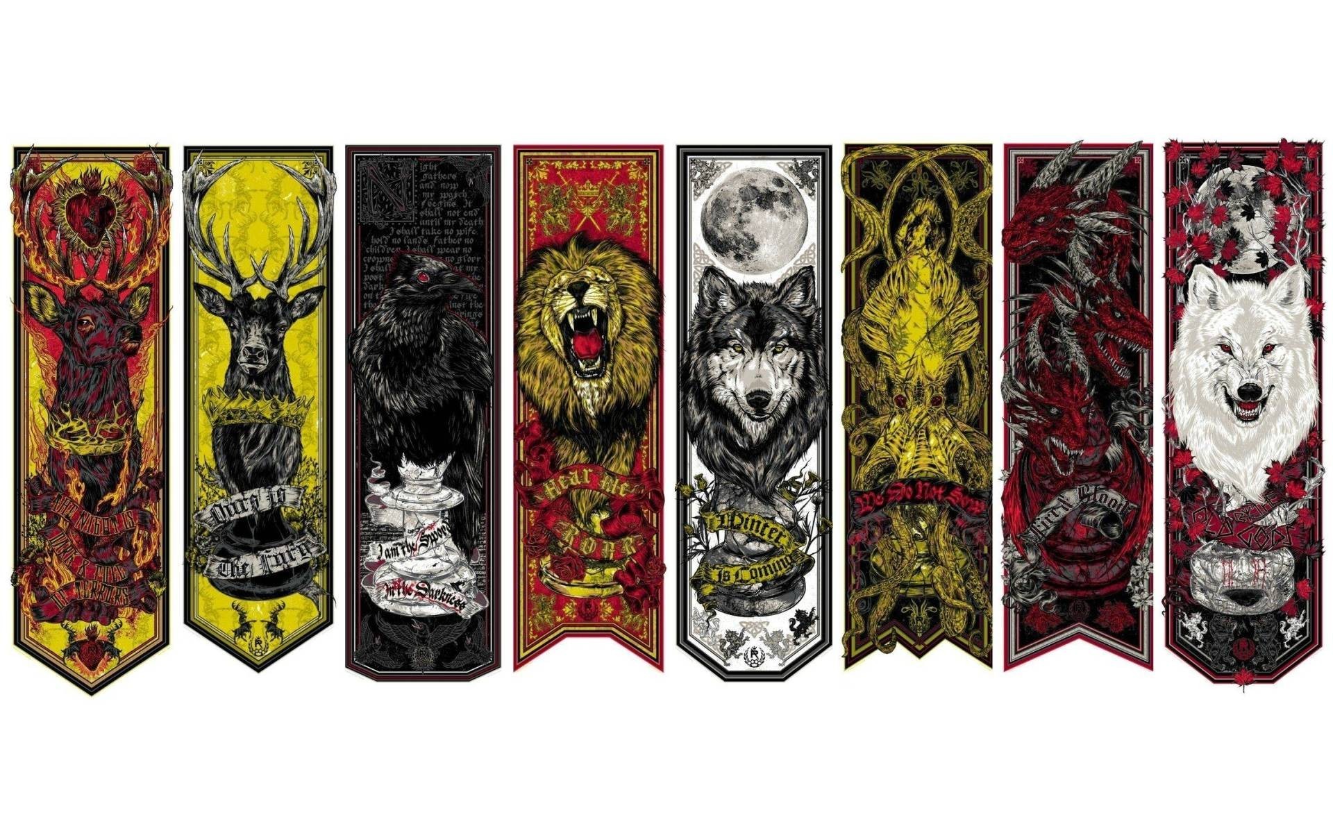 sigils, Game Of Thrones Wallpaper