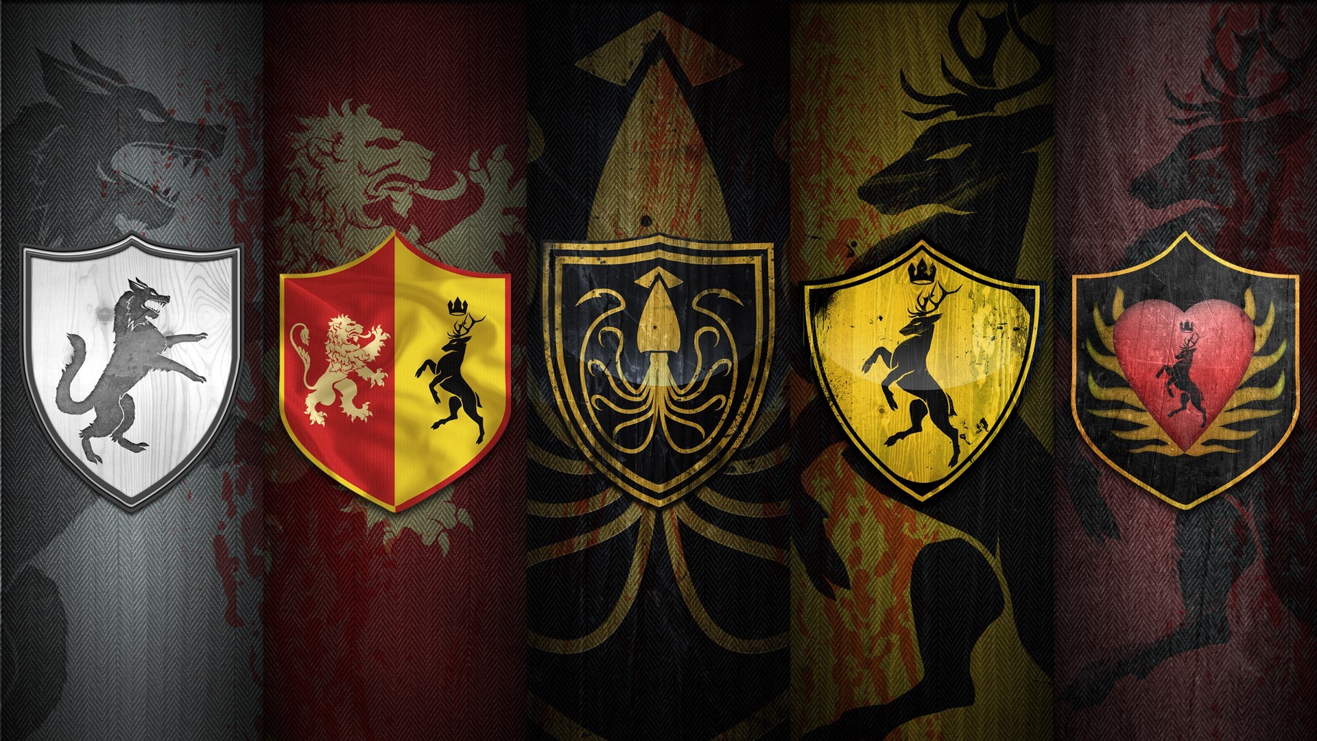 Game Of Thrones, Sigils Wallpaper
