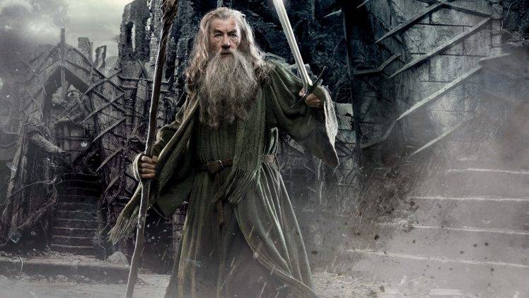 Gandalf, The Hobbit: The Desolation Of Smaug, Ian McKellen HD Wallpaper Desktop Background