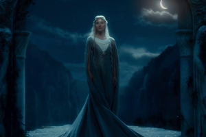 Galadriel, Cate Blanchett, The Hobbit: An Unexpected Journey, Elves, Blonde, Moonlight