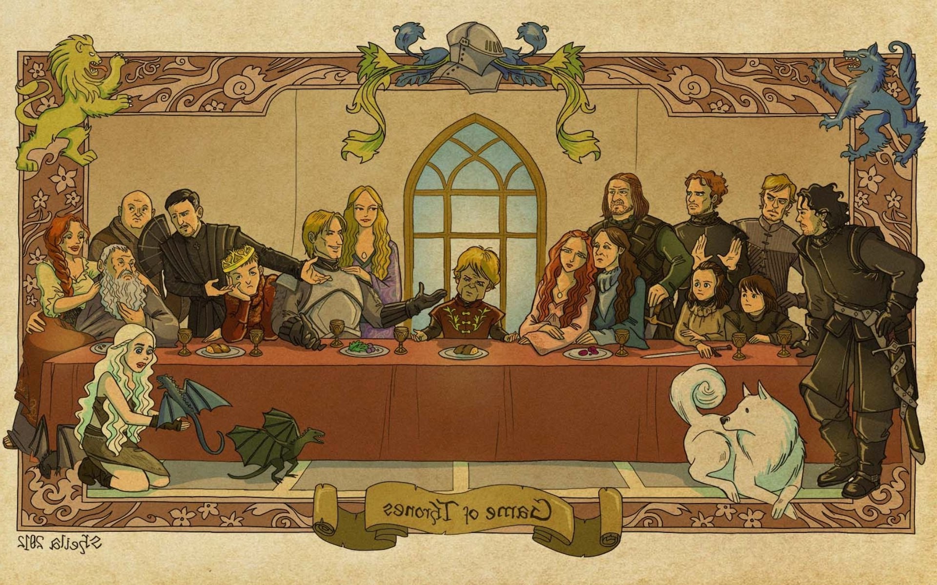 Game Of Thrones, The Last Supper Wallpaper