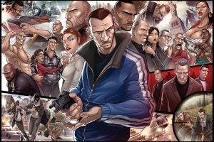 Grand Theft Auto, Niko Bellic, Artwork