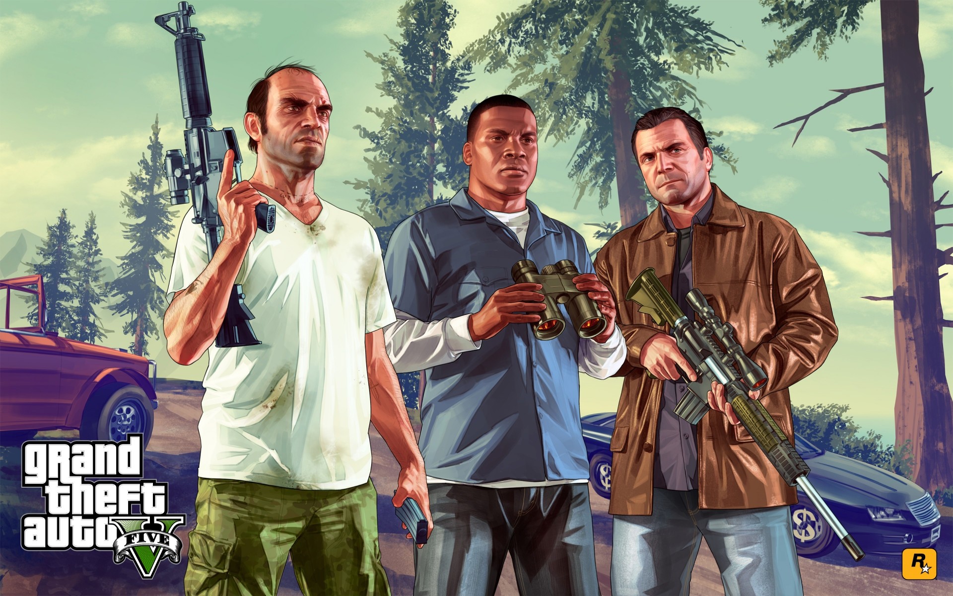 Grand Theft Auto V, Rockstar Games Wallpaper