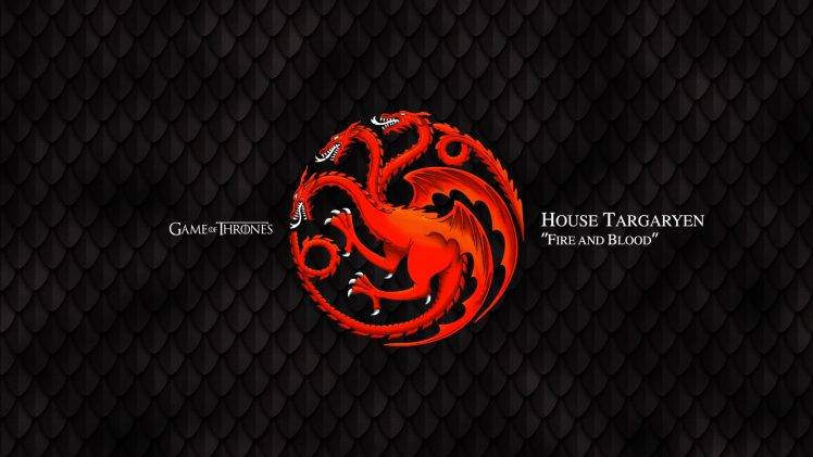 Game Of Thrones, House Targaryen, Sigils HD Wallpaper Desktop Background