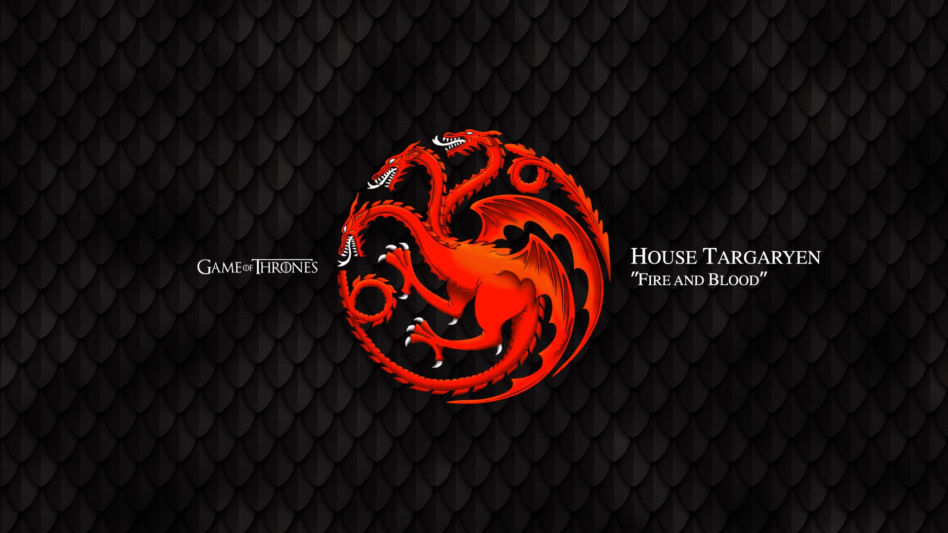 Game Of Thrones, House Targaryen, Sigils Wallpaper