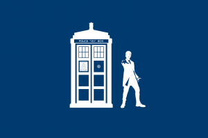 Doctor Who, The Doctor, TARDIS, Peter Capaldi, Simple Background