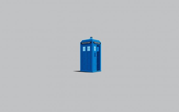 threadless, Simple, Doctor Who, TARDIS HD Wallpaper Desktop Background