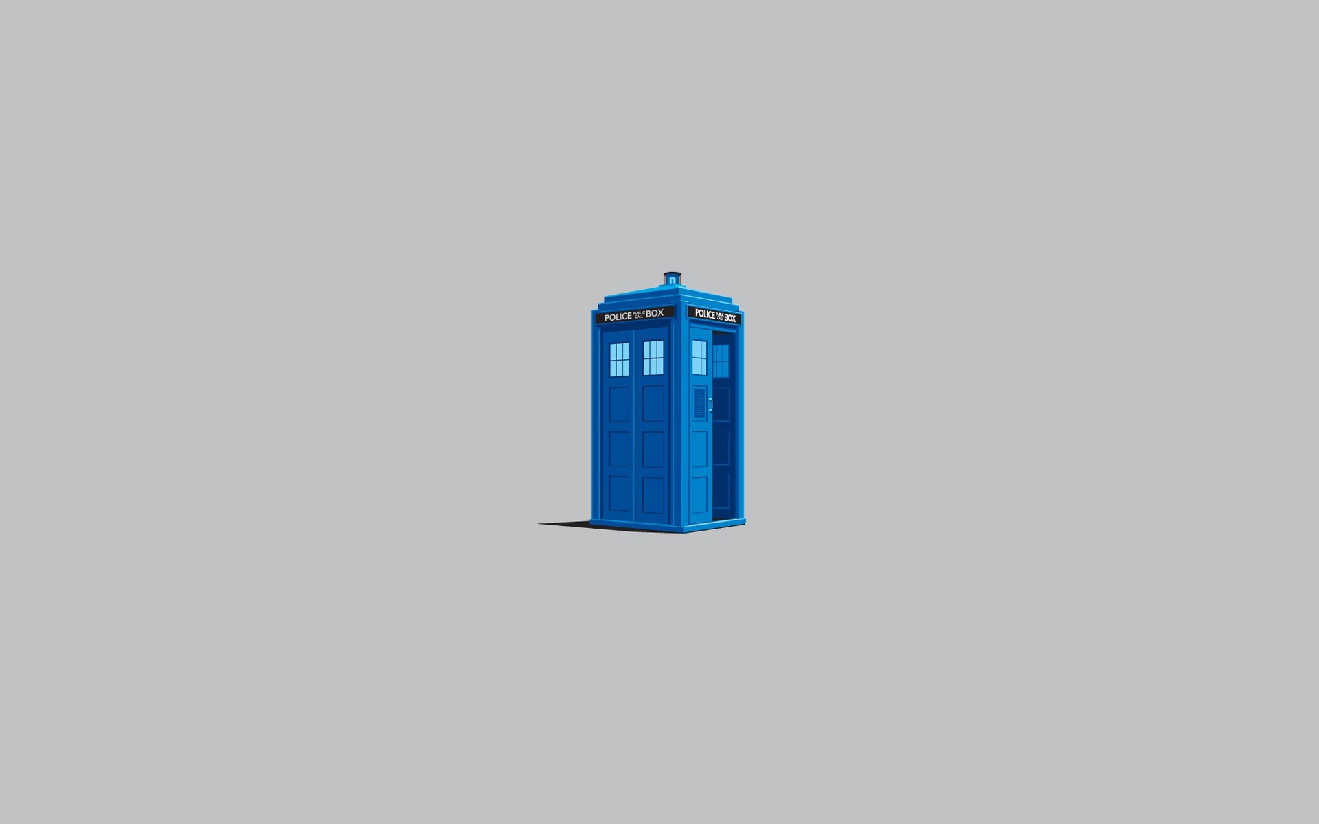 threadless, Simple, Doctor Who, TARDIS Wallpaper