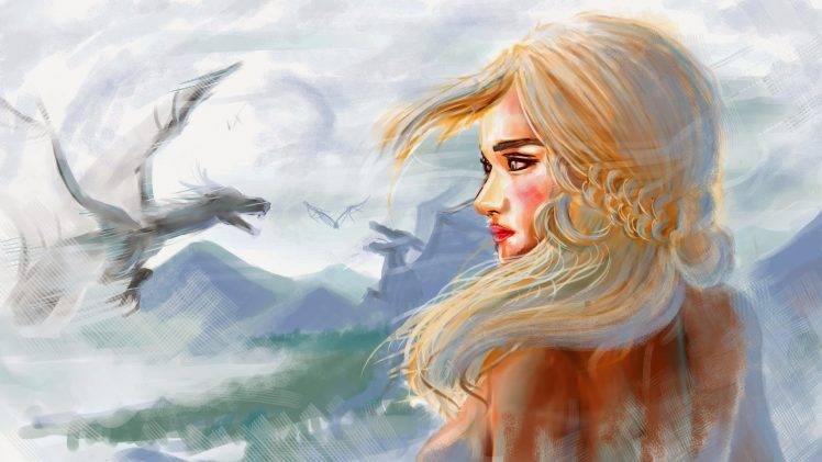 artwork, Dragon, Game Of Thrones, Fan Art HD Wallpaper Desktop Background