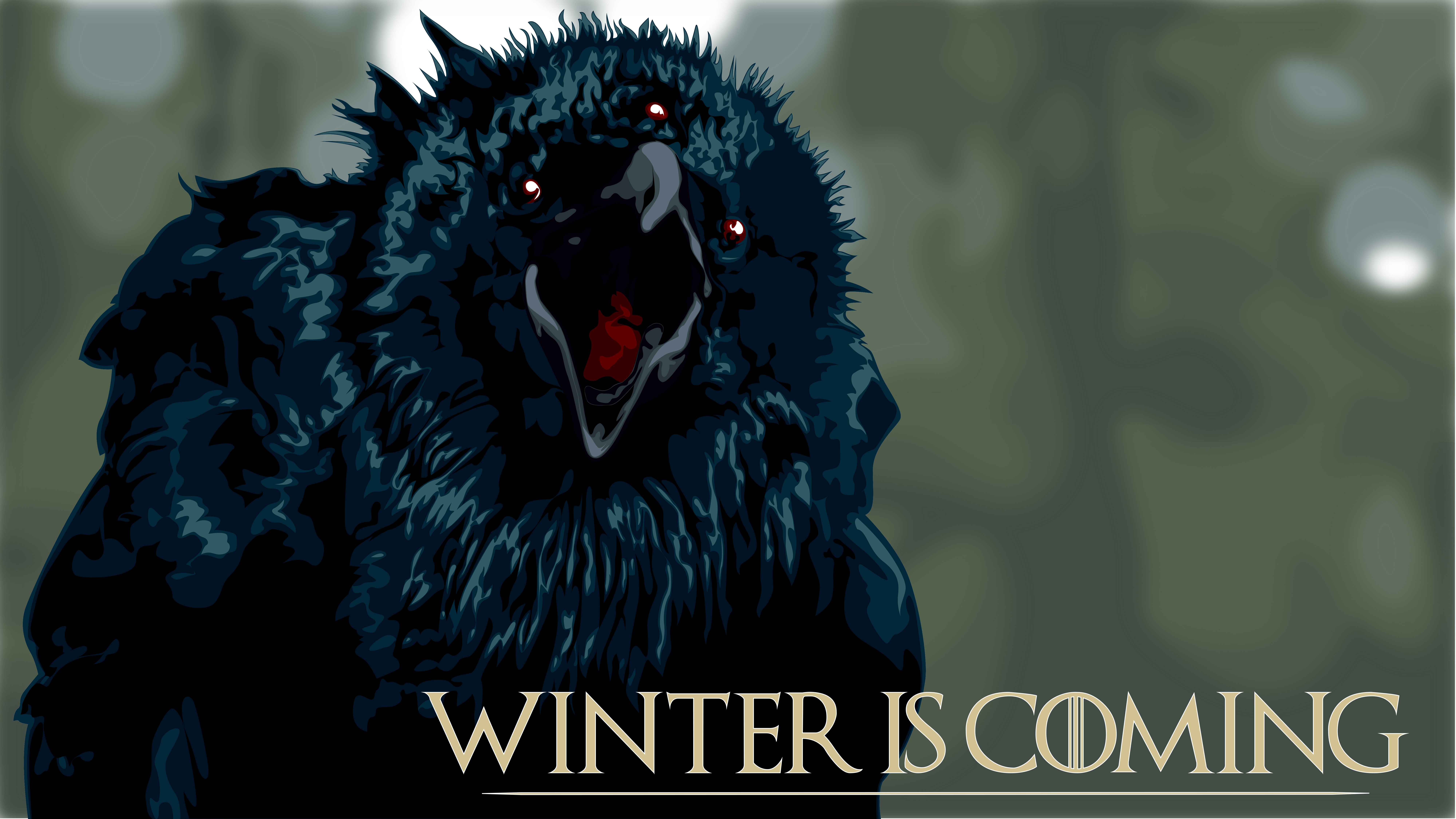 Game Of Thrones, Winter Is Coming, Crow, Three Eyed Crow Wallpaper