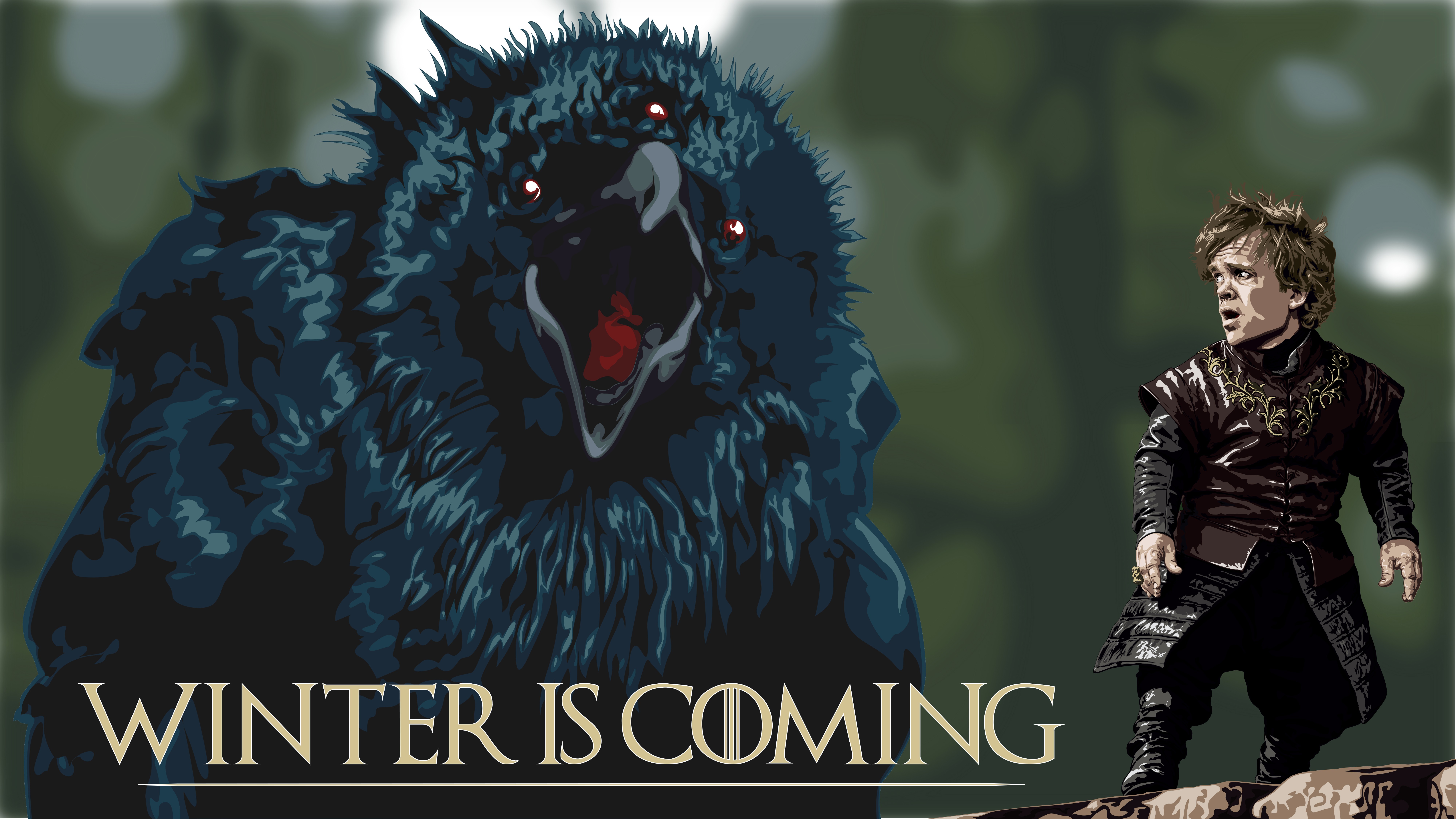 Game Of Thrones, Winter Is Coming, Crow, Three Eyed Crow, Tyrion Lannister Wallpaper