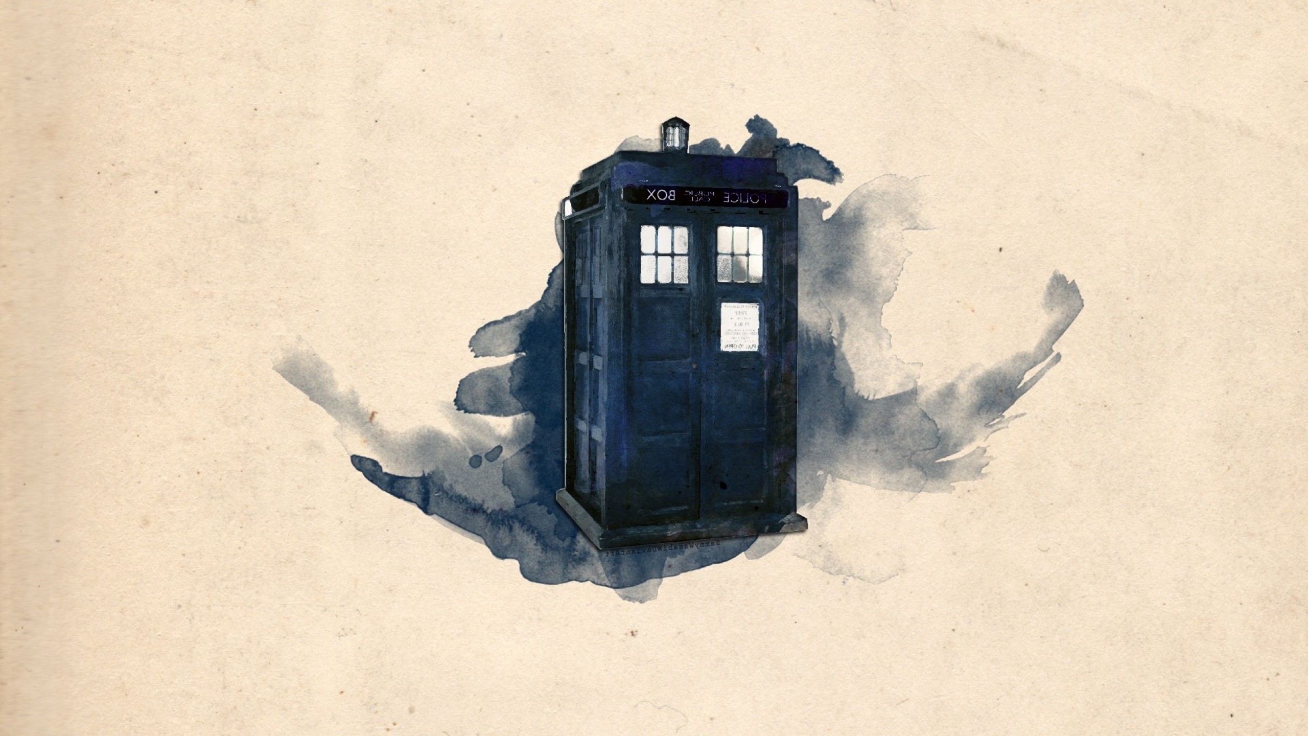 Doctor Who, TARDIS, Artwork Wallpaper