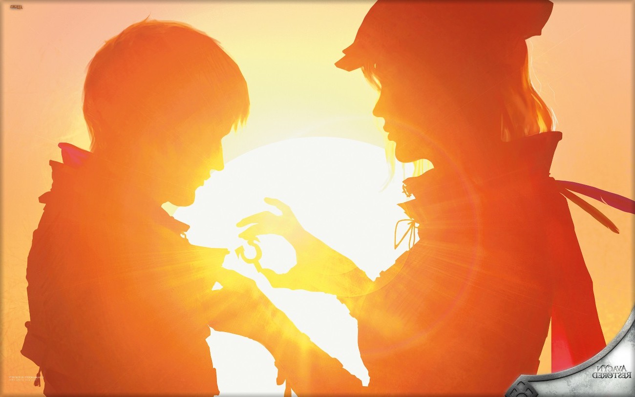 sunlight, Silhouette, Lens Flare Wallpaper