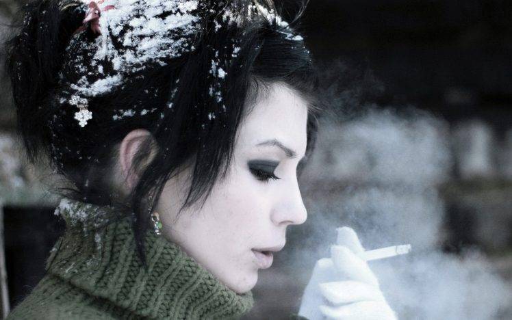 smoking, Cigarettes, Women HD Wallpaper Desktop Background