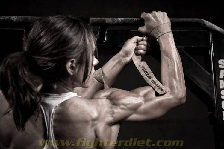 Pauline Nordin, Fitness Model, Barbell, Bodybuilding HD Wallpaper Desktop Background