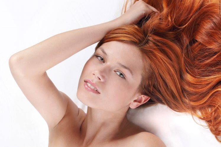 redhead, Women, Face HD Wallpaper Desktop Background
