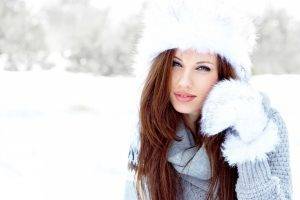 women Outdoors, Winter, Women, Fur, Snow