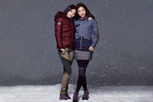 women, Asian, Winter, Snow, Korean