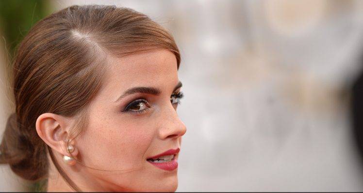 Emma Watson, Women, Brunette, Brown Eyes, Face HD Wallpaper Desktop Background