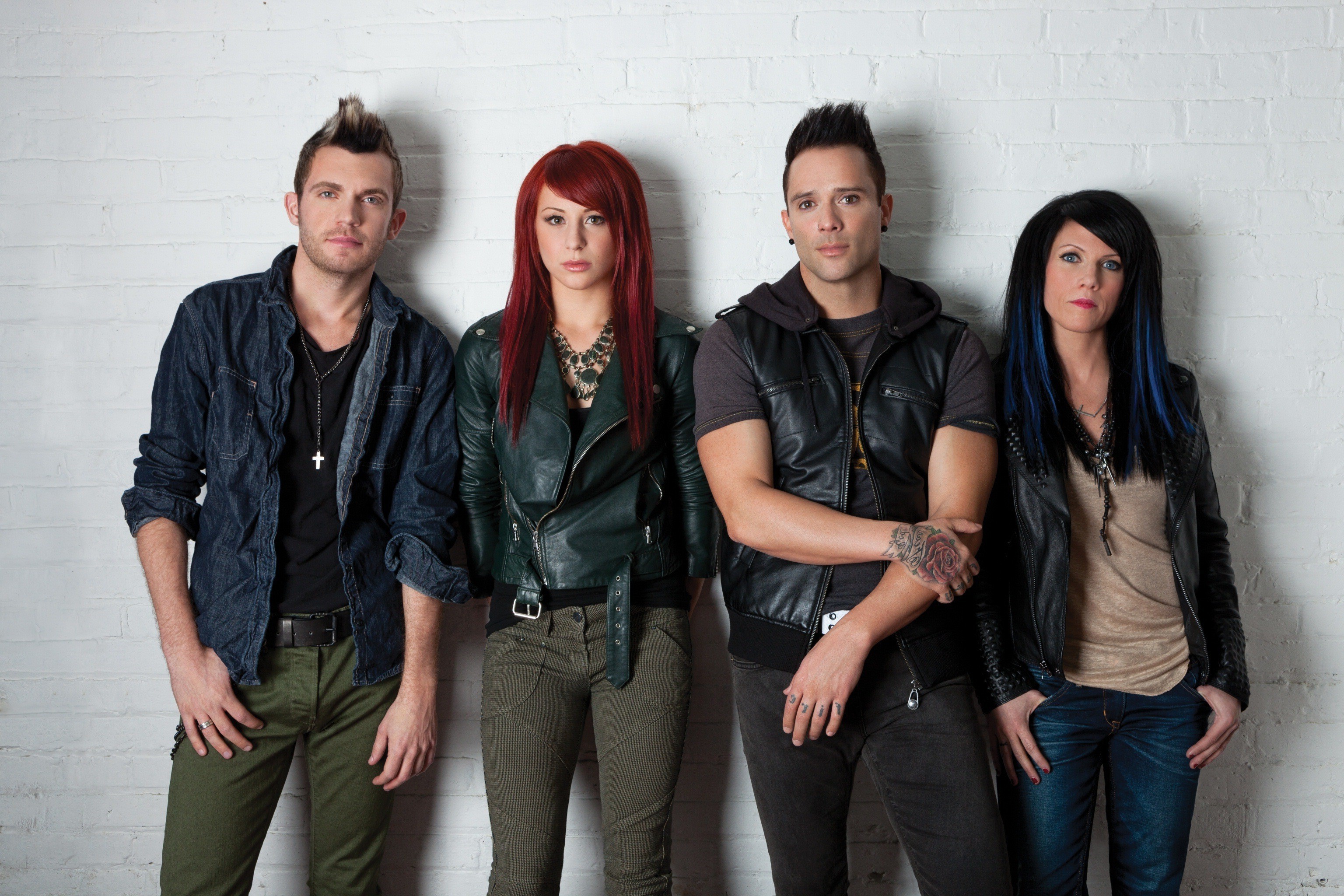 Skillet (band), Jen Ledger, John Cooper, Seth Morrison, Korey Cooper Wallpaper