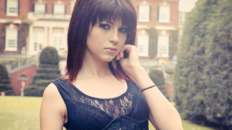 Neon Lynxie Brunette Corsets Wallpapers Hd Desktop And