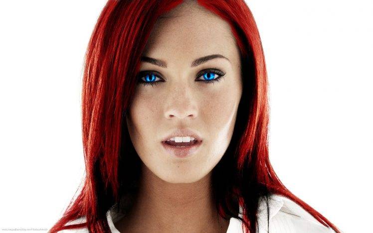 model, Megan Fox, Eyes, Redhead HD Wallpaper Desktop Background